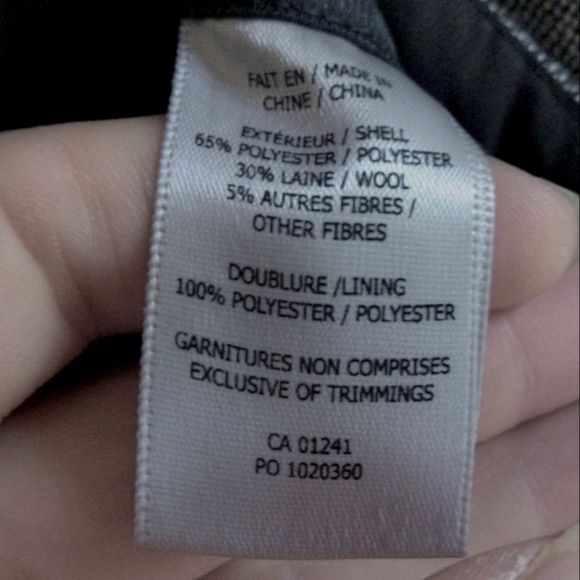 Woolen grey pants from Contemporaine (size 6, small) - Picture 4 of 8